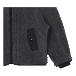 Antrasittgrå Faux Fur Jakke