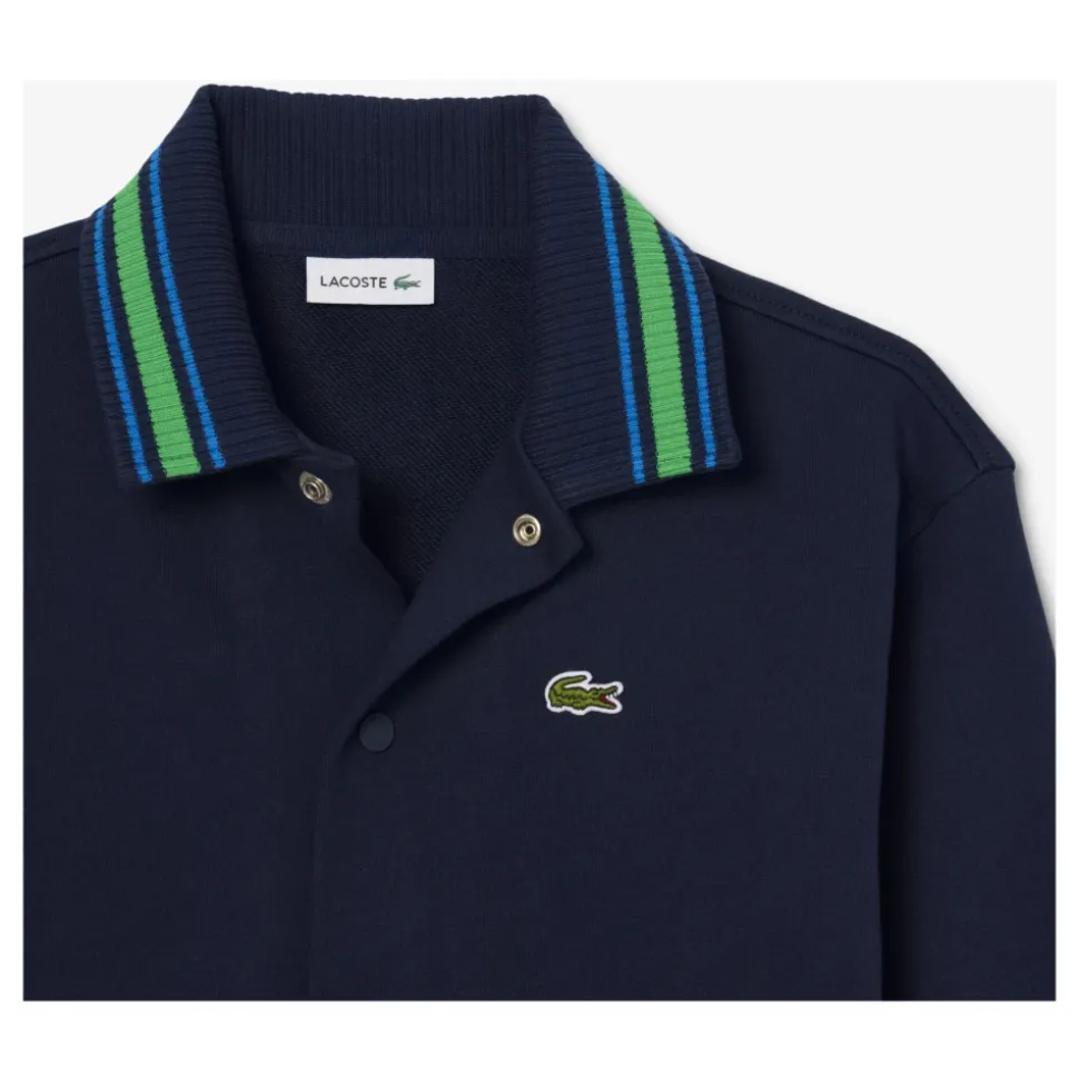 Barn Button-Down Fleece Jakke Navy