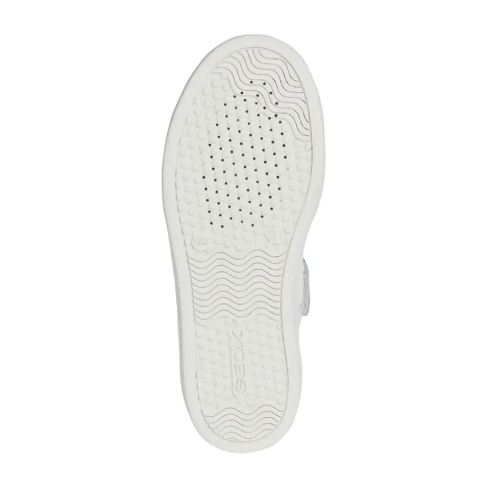 Barn Hvite Marineblå Sneakers