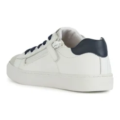 Barn Hvite Marineblå Sneakers