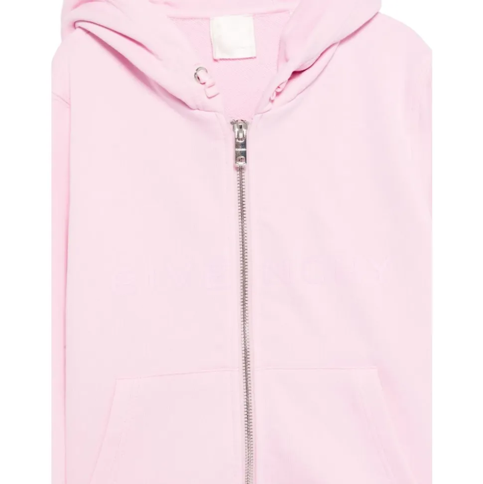 Barn Rosa Genser med Hette
