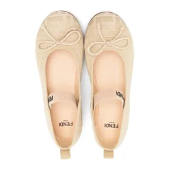 Barns ballerinasko med FF-motiv