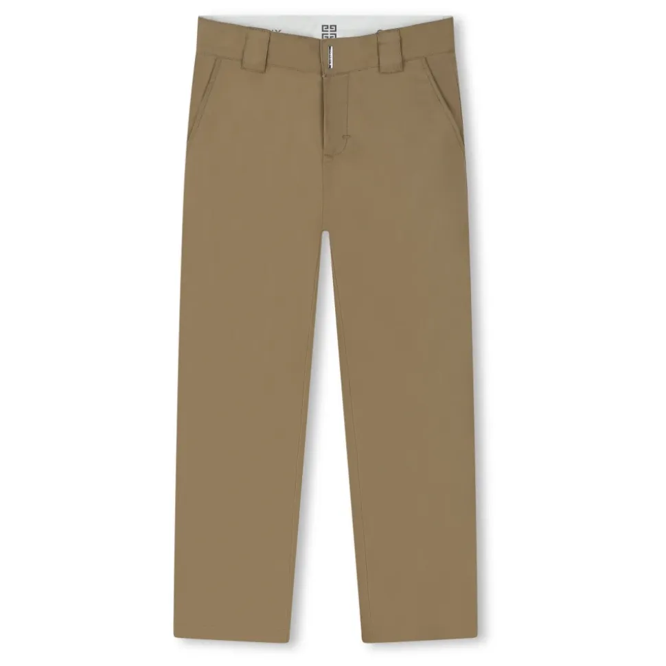 Beige bukser med logo