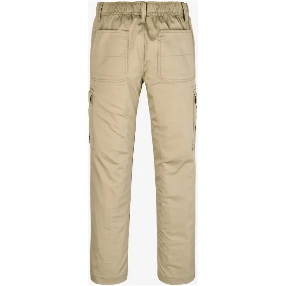 Beige Cargo Bukser for Gutter