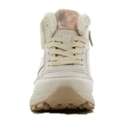 Beige High Top Jenter Støvler