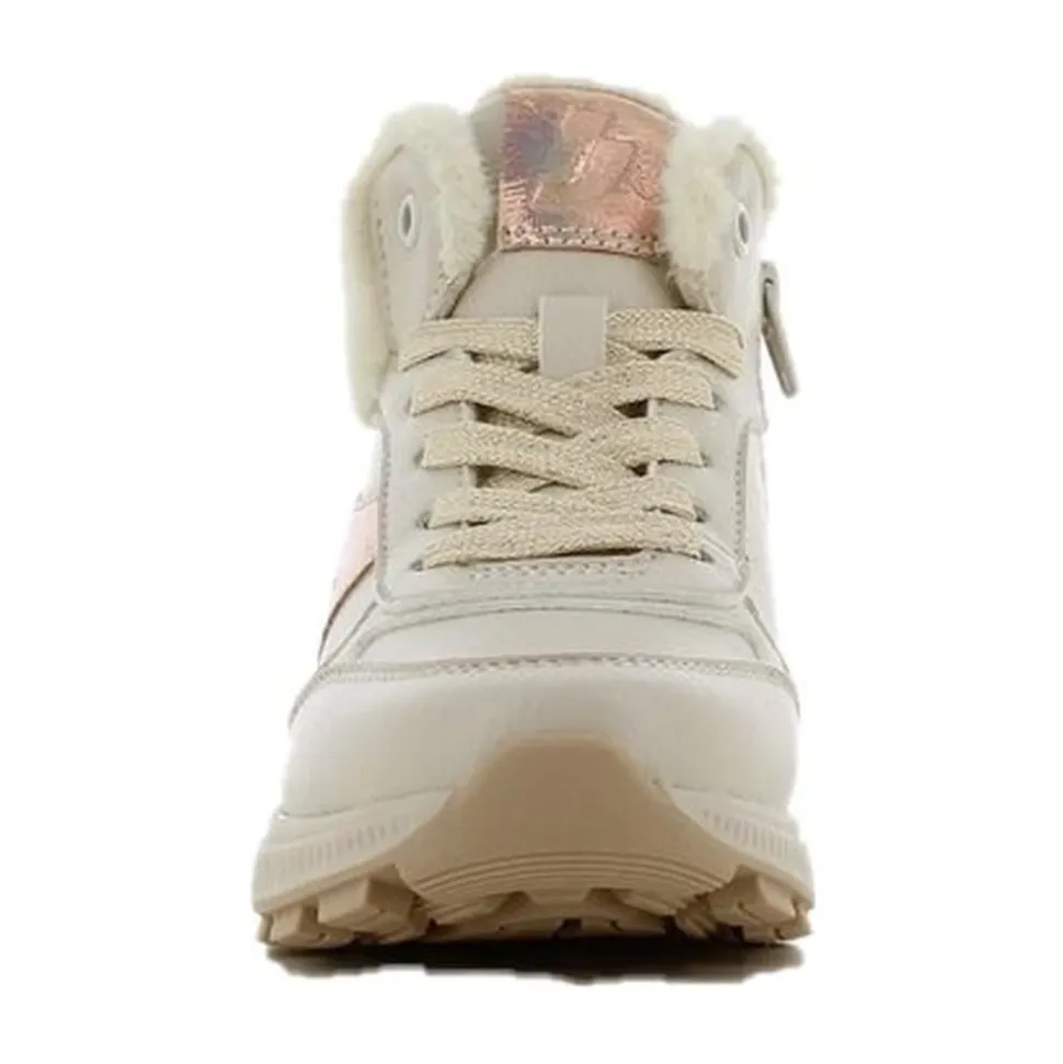 Beige High Top Jenter Støvler