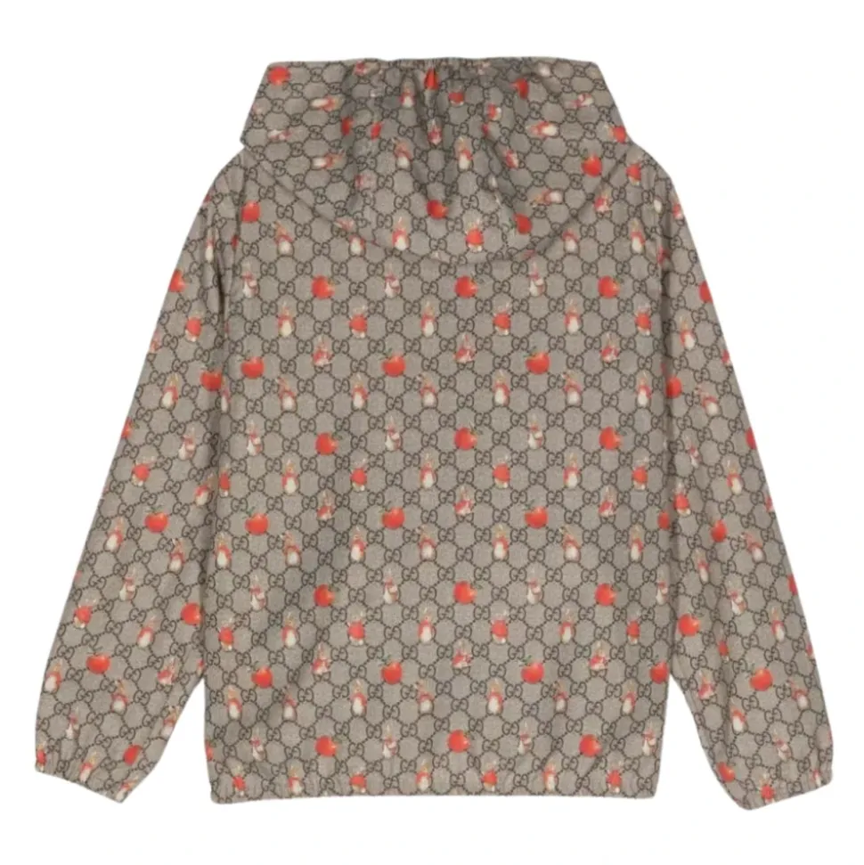 Beige Monogram Peter Rabbit Hoodie Jakke