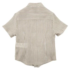 Beige Nyfødt Gutt Skjorte