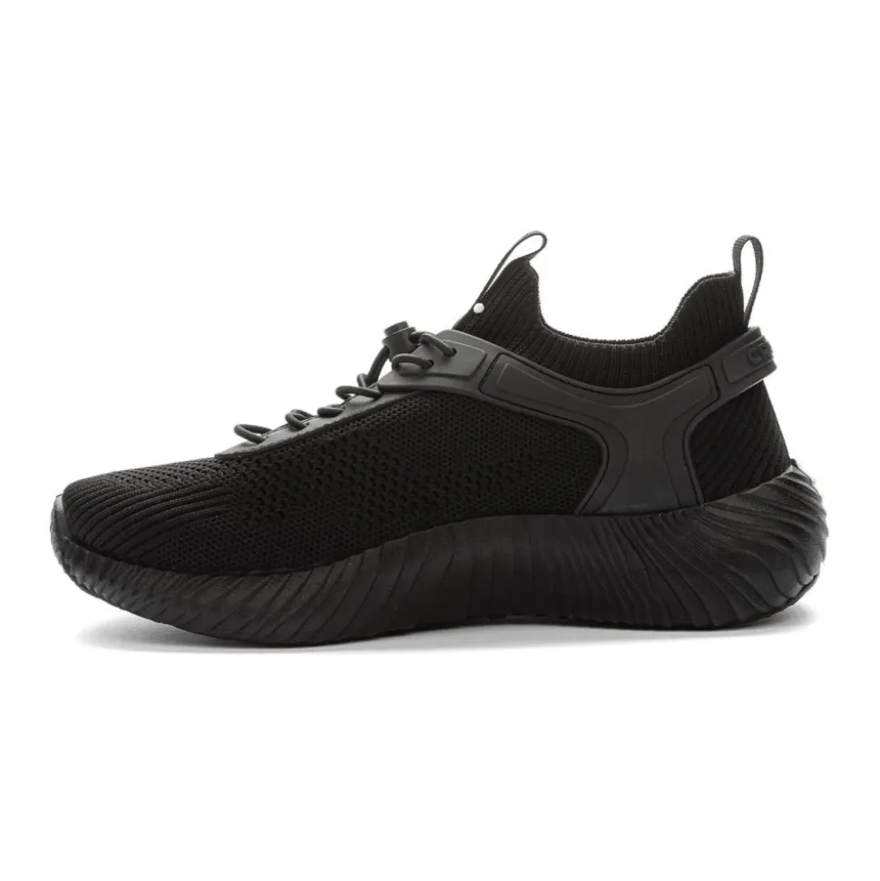 black casual closed sneakers