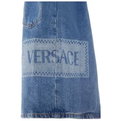 Blå Denim Langermet Skjorte