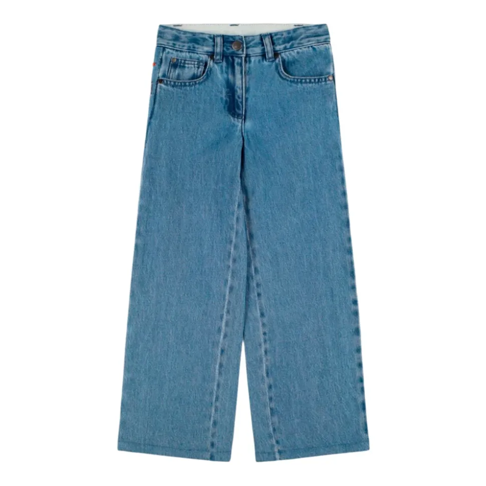 Blå Denim Loose Fit Jeans