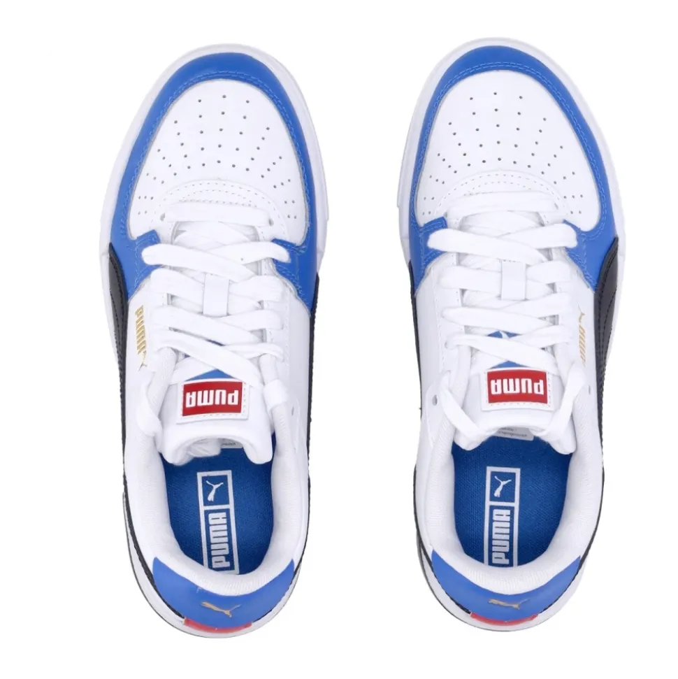 Block Jr Lav Sneaker Hvit/Blå/Svart