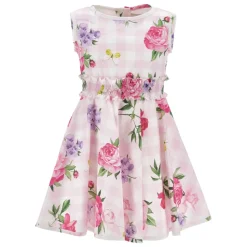 Blomstrete kjole med sommerfugldetalj