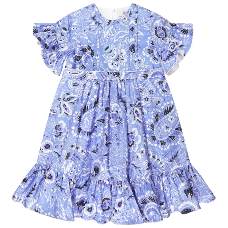 Blomstrete Paisley Kjole