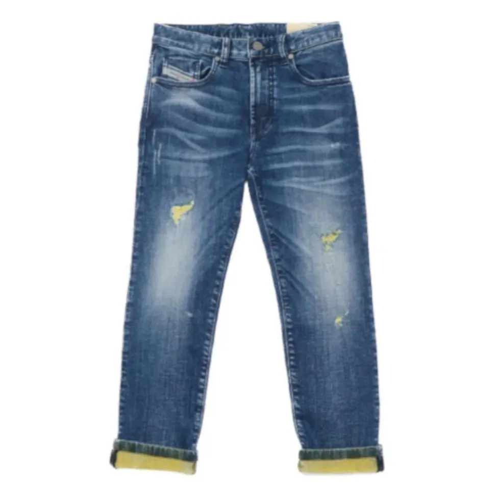 Blå Slim Fit Jeans for Barn
