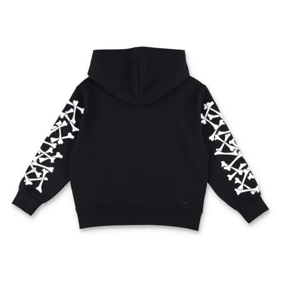 Bluza z nadrukiem szkieletu na rękawach