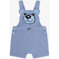 Bodysuit and Bear Romper Set