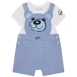 Bodysuit and Bear Romper Set