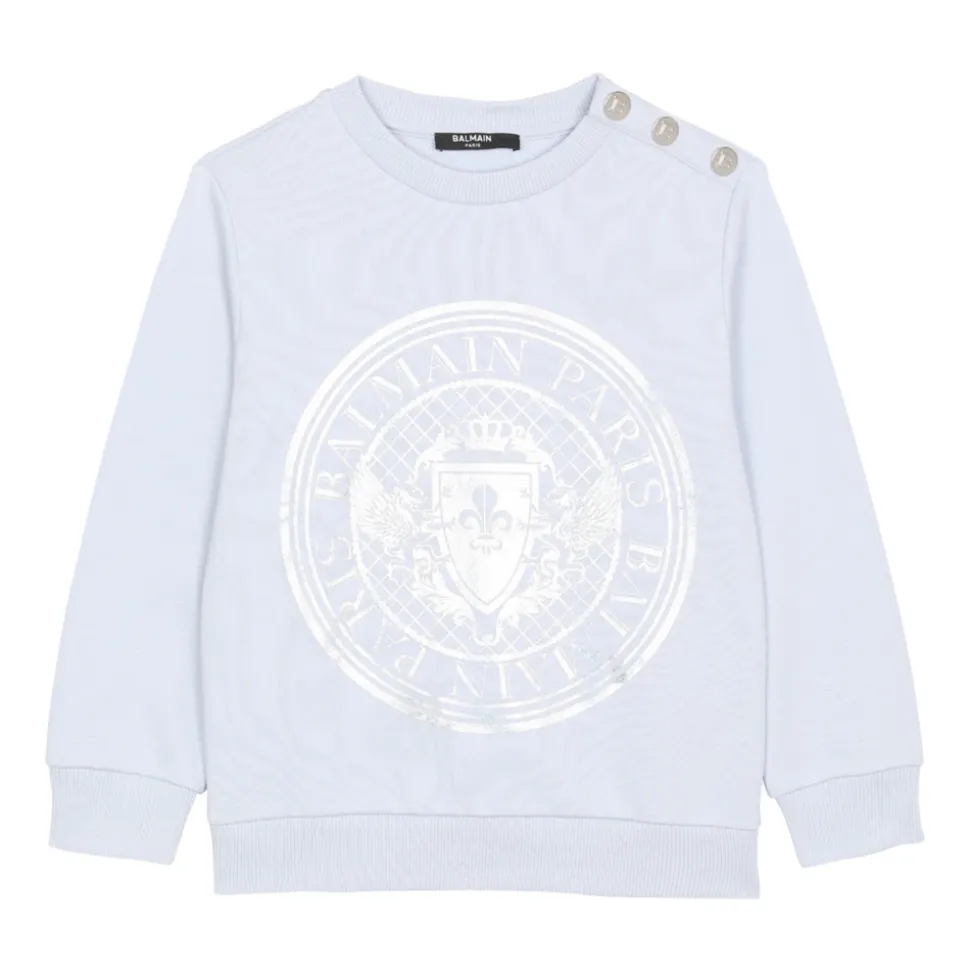Bomull logo sweatshirt