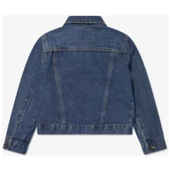 Bomullsdenim Truckerjakke