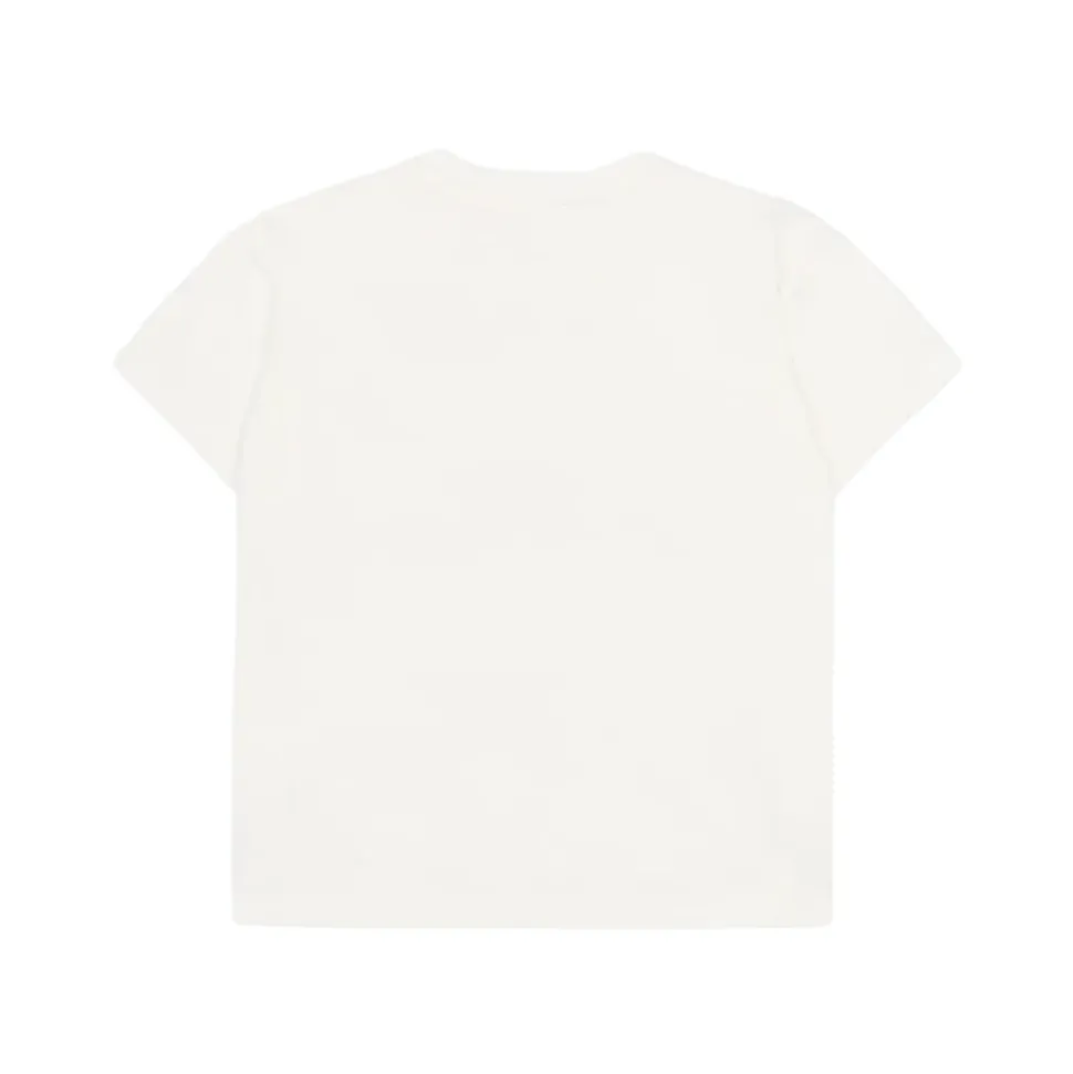 Bomullsjersey T-skjorte med trykk