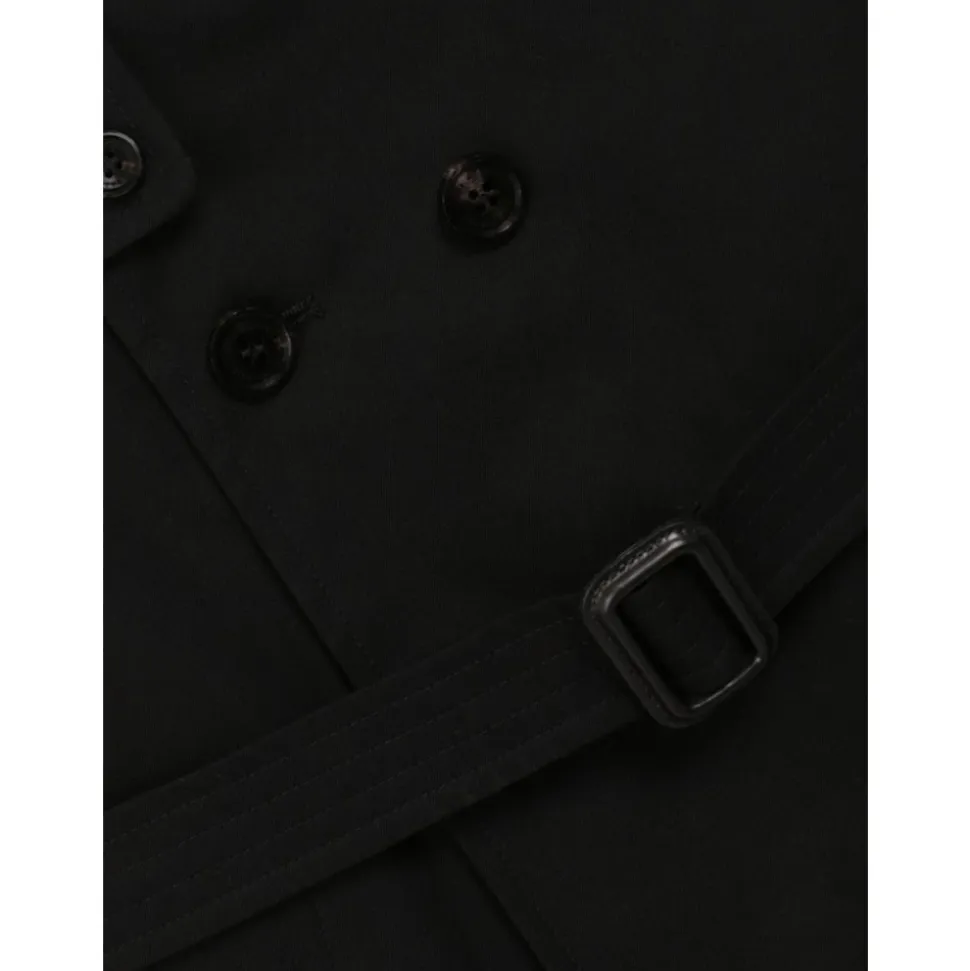 Bomullstrenchcoat
