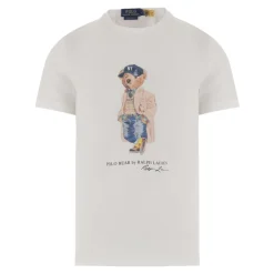 Bomull T-skjorte med Polo Bear-trykk