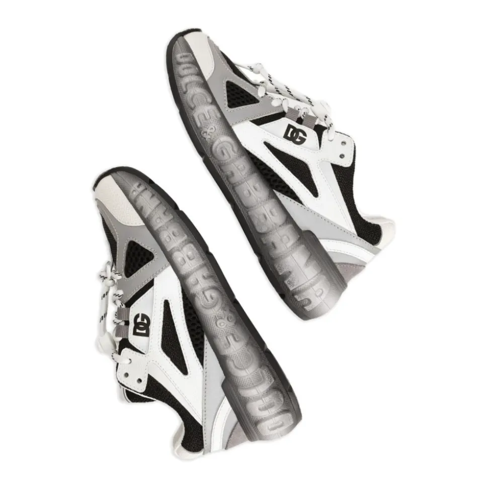 Bounce 12 Nylon og Kalveskinn Sneakers