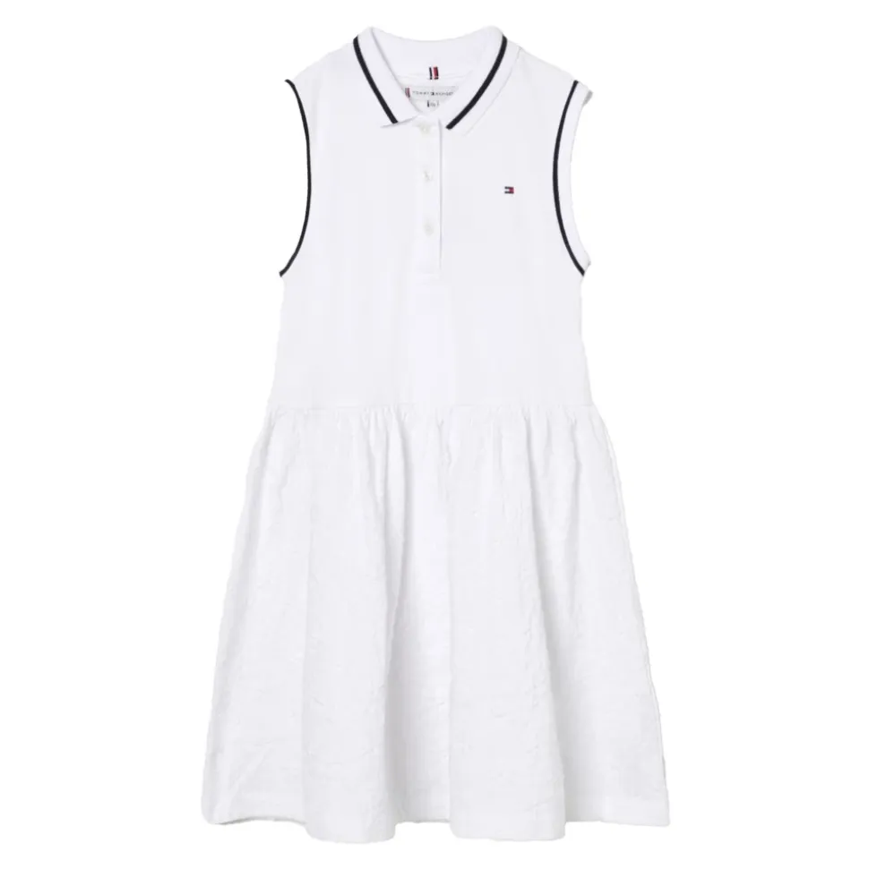 Broderie Anglaise Polo Dress