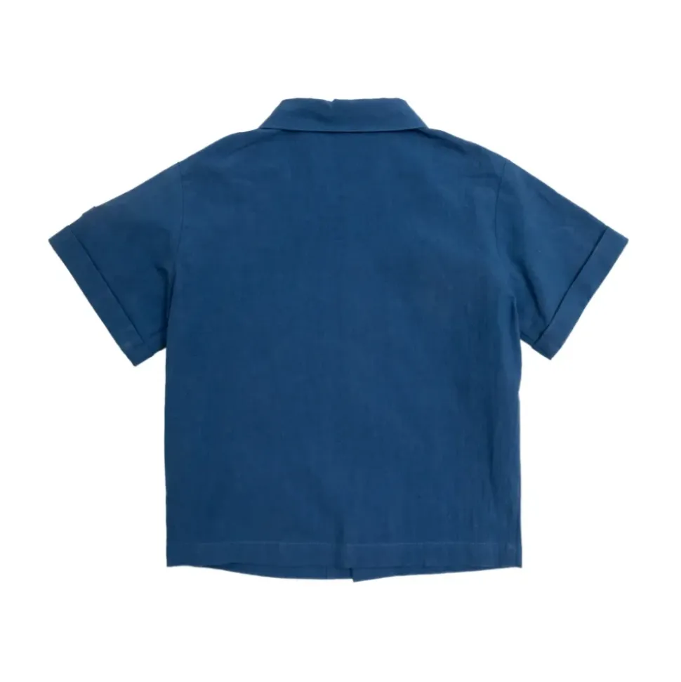 Brodert bomullsskjorte