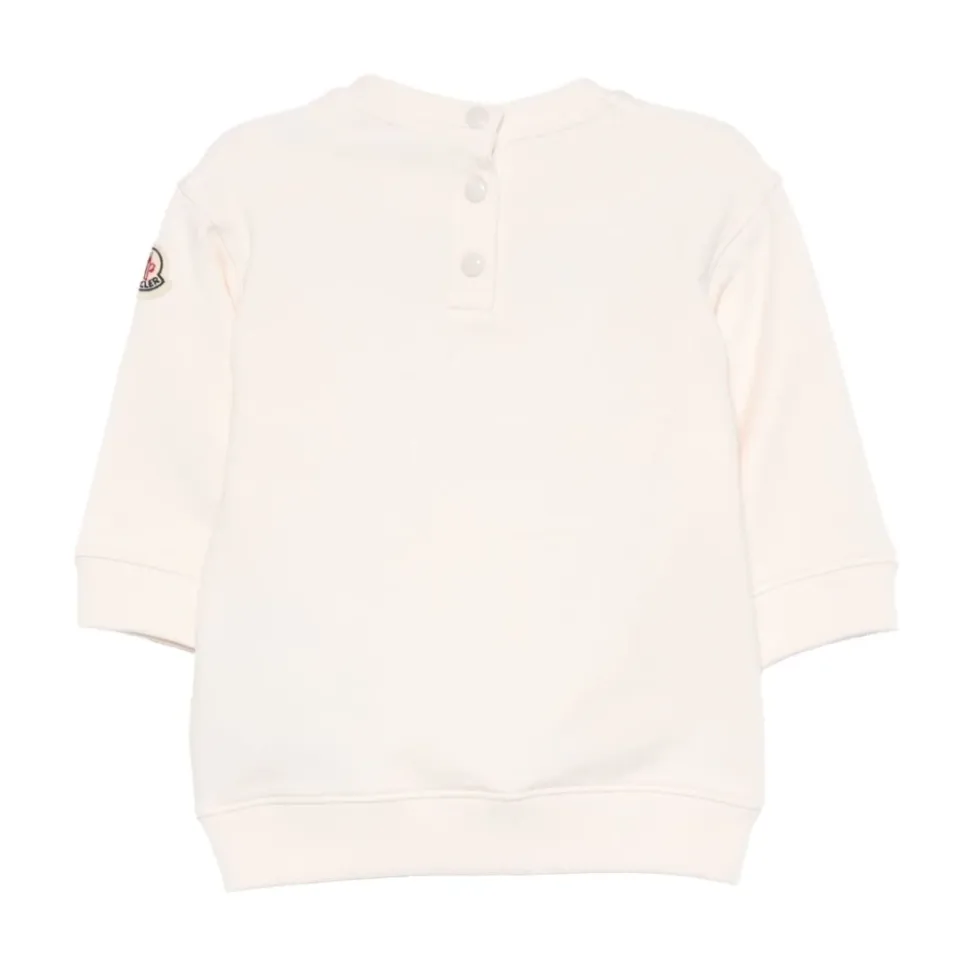 Brodert Logo Bomulls Sweatshirtkjole
