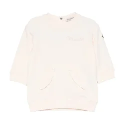 Brodert Logo Bomulls Sweatshirtkjole