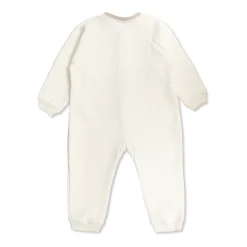 Brodert Matelassé bomullsjersey-sovedress
