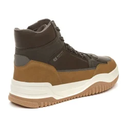 brune, avslappede, lukkede boots