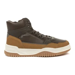 brune, avslappede, lukkede boots