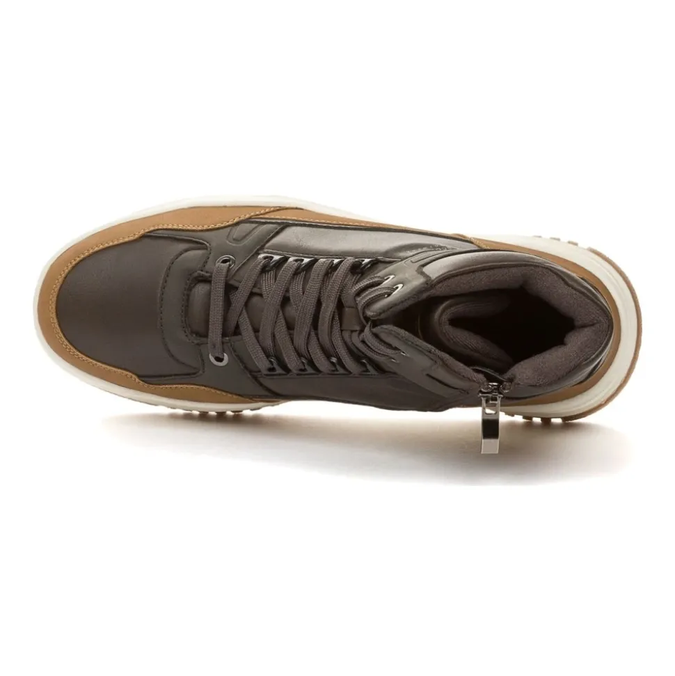 brune, avslappede, lukkede boots