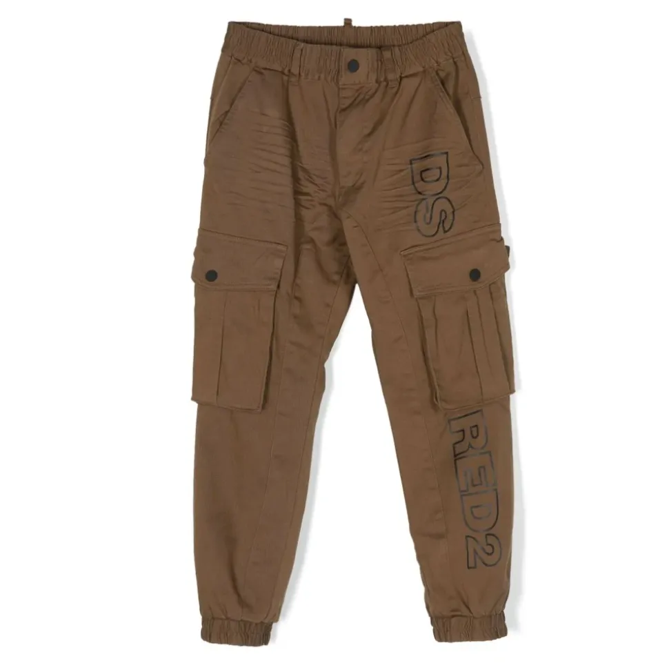 Brune Cargo Stretch Bukser