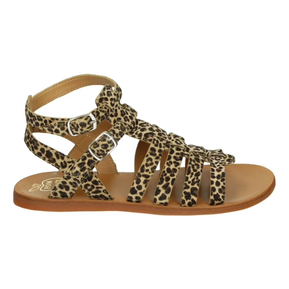 Brun Gladiator Sandaler