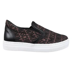 Brun Slip On Sko med Elastiske Detaljer