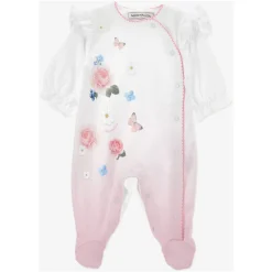 Butterflies and Flowers Babygrow Sett