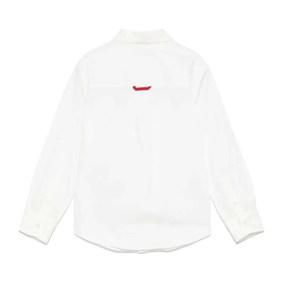 Button-Front Cotton Shirt