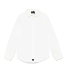 Button-Front Cotton Shirt