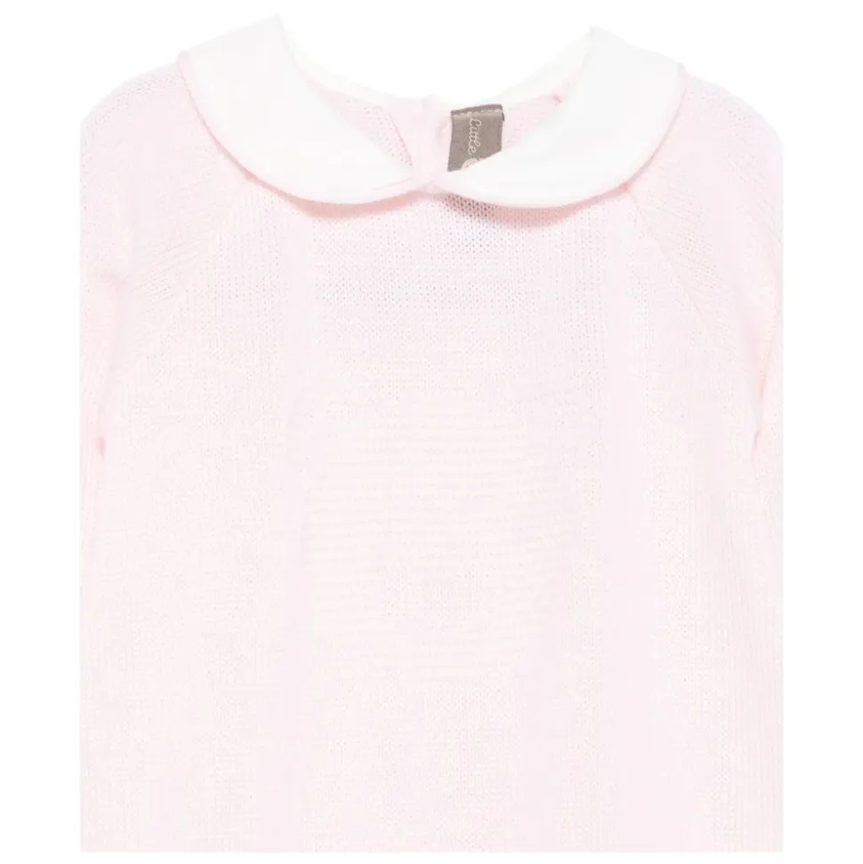 Cable-knit Cotton Romper