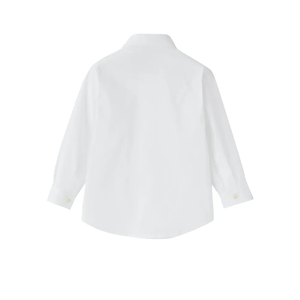 Camicia bianca in cotone stretch