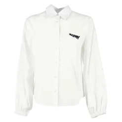 Camicia in popeline effetto stropicciato