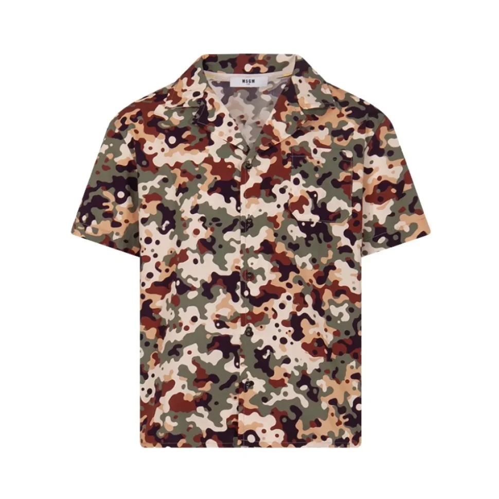 Camouflage Print Shirt