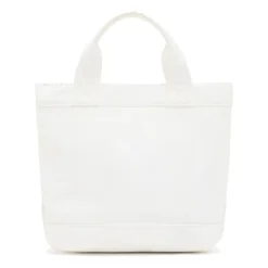 Canvas Shopper Bag med Logobroderi