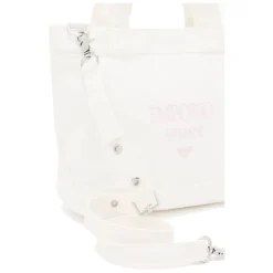 Canvas Shopper Bag med Logobroderi