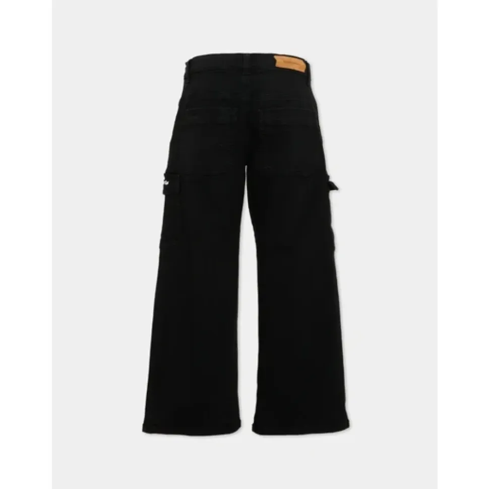 Cargojeans med logodetalj