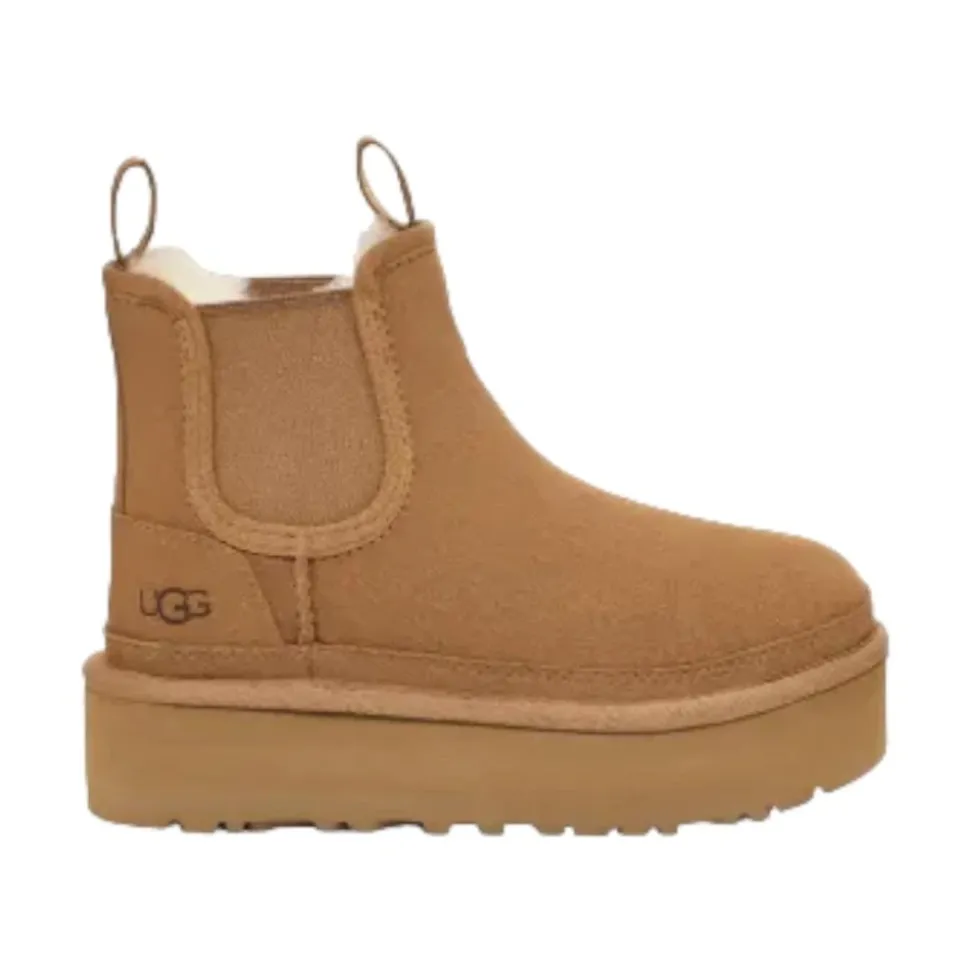 Casual og Komfortable Platform Chelsea Støvler